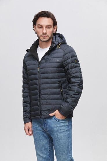 джинсы утепленные: Мужская утеплённая куртка DENENBURG - Тип: стёганая куртка с — 10