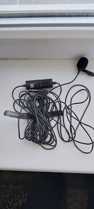 компьютеры процессор: BOYA микрофон петличный Состояние идеальное 6 метр кабель почти — 7