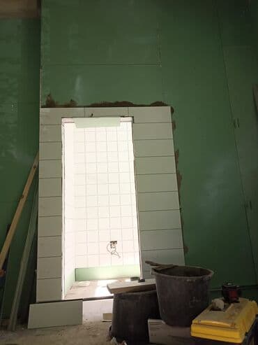 обзор цен на строительные и отделочные работы в бишкеке: Фартук на кухне, Укладка плитки на стену, Подготовка стен для укладки | Керамическая плитка, Мозаичная плитка, Керамогранитая плитка | Вертикальная укладка, Диагональная укладка, Горизонтальная укладка Больше 6 лет опыта — 14