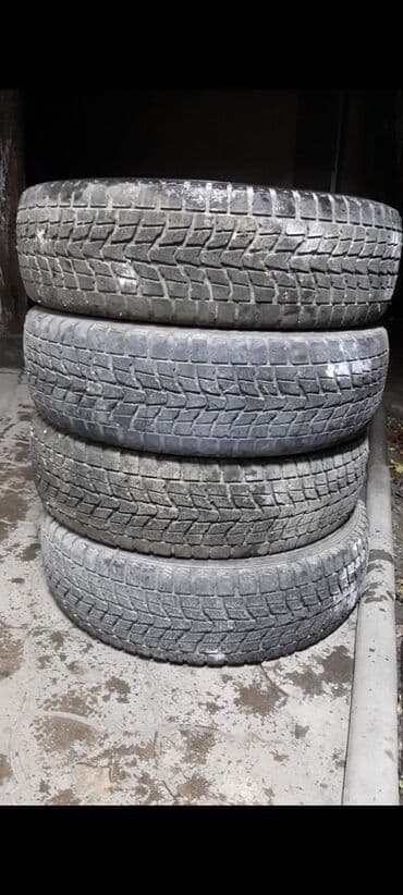 18 разноширокие: Шины R 18, Зима, Б/у, Комплект, Легковые, Dunlop — 1