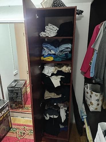 шкаф гардероб: Шифоньер, шкаф для одежды, Б/у, Прямой, ЛДСП — 3