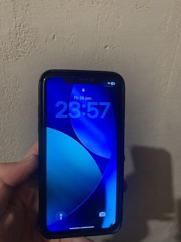 aplle 11: IPhone 11, Б/у, 64 ГБ, Чехол, Кабель, 77 % — 2