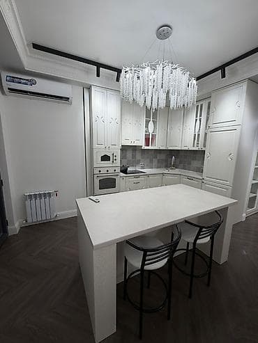 жк немецкий квартал: 3 комнаты, 104 м², Асанбай мкр Элитка, 12 этаж, Дизайнерский ремонт — 1