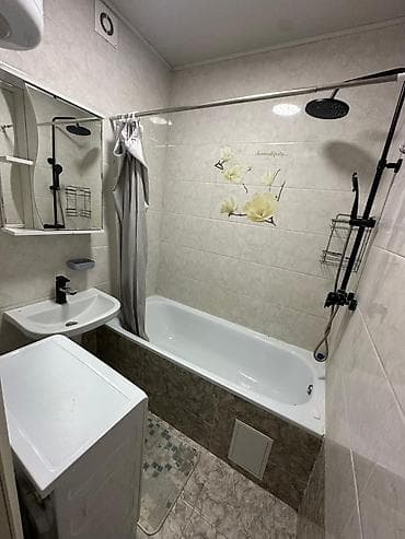 квартира с душом: 2 комнаты, С мебелью частично — 5
