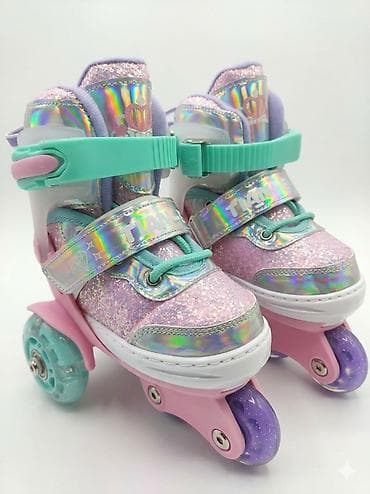 Спорт и хобби: Новые детские роликовые кроссовки-ролики TIAN-E - Тип: трехколесные — 1