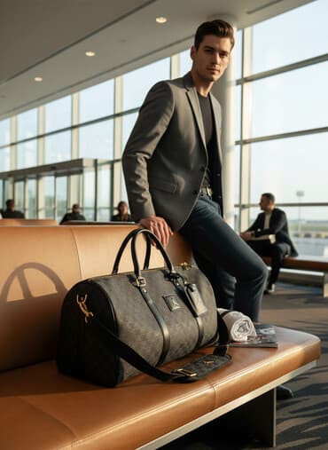 женскую дорожную сумку на колесах: Спортивная сумка, Унисекс — 1