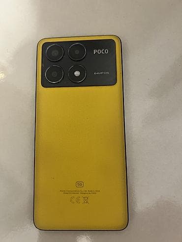 поко 3 х: Poco X6 Pro 5G, Б/у, 512 ГБ, цвет - Желтый, 2 SIM — 2