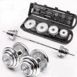 Музыкальные инструменты: Набор штанги и гантели 💪🏻 Набор для силовых тренировок 50 кг: штанга — 4