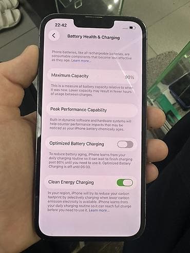 iphone 13 про: IPhone 13 Pro Max, Б/у, 256 ГБ, Графит, 90 % — 3