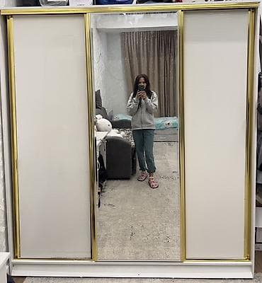 дешевые шкафы купе: Шкаф купе, Б/у, С зеркалом — 1