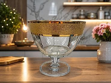 Ваза для фруктов PROMSIZ (Decorated Glass) - Материал: прозрачное — 2