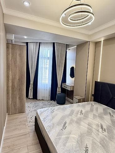 pro group: 2 комнаты, 58 м², Ак-Кеме (старый аэропорт) Элитка, 13 этаж, Дизайнерский ремонт — 3