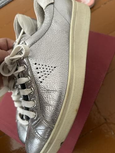 красовки ecco: Женские кеды ECCO, размер 38. - Материал верха: натуральная кожа с — 4