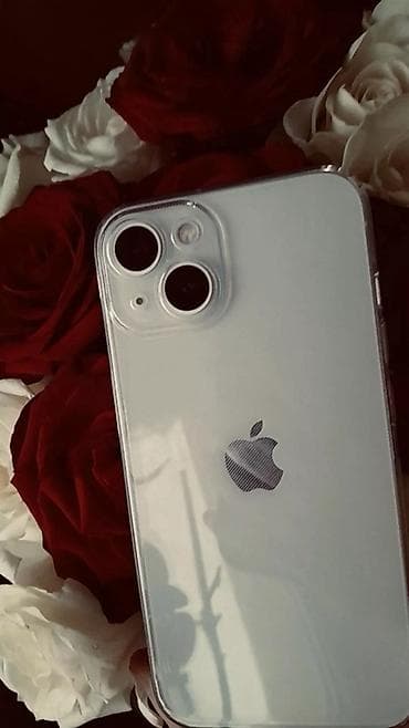 айфон 17 р: IPhone 13, Б/у, 128 ГБ, Белый, Чехол, 89 % — 2