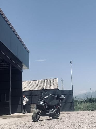 Скутерлер: Скутер городского типа, черный цвет. Особенности и комплектация: - — 2