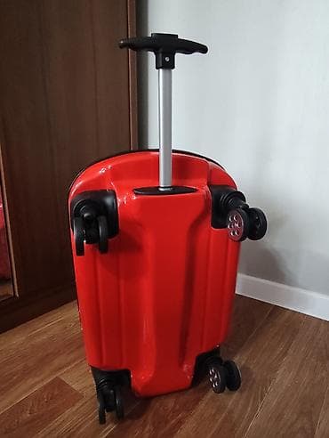 чемодан детские: Чемодан, Материал: Пластик, Маленький (до 40 л), На колесах — 3