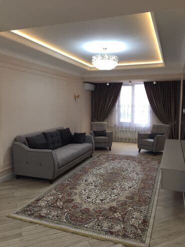 долгосрочная квартира кызыл аскер: 3 комнаты, Без подселения, С мебелью полностью — 13