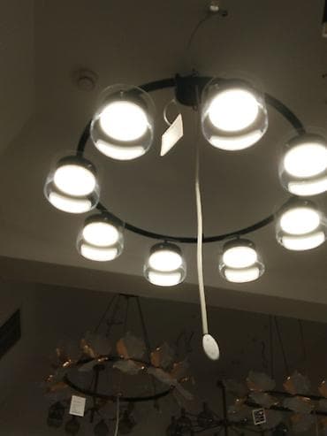 Люстры: Люстра потолочная LED в современном стиле - Конструкция: круглая — 4