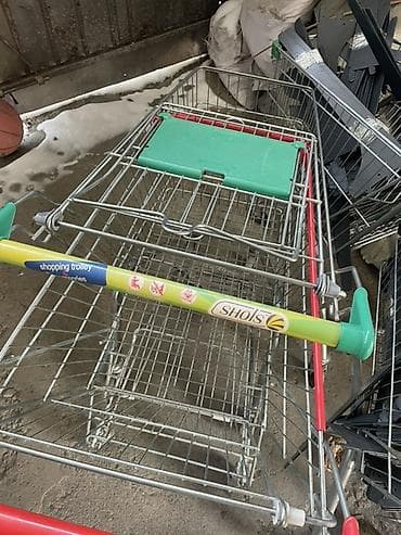 Пластиковые корзины, тележки для покупок 30, 60л - Материал: прочный — 6