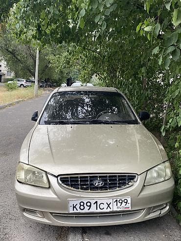 простой: Hyundai Accent: 2004 г., 1.5 л, Автомат, Бензин, Седан — 2
