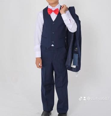 брендовые вещи оригинал: Мектеп формасы, түсү - Көк, Жаңы — 2