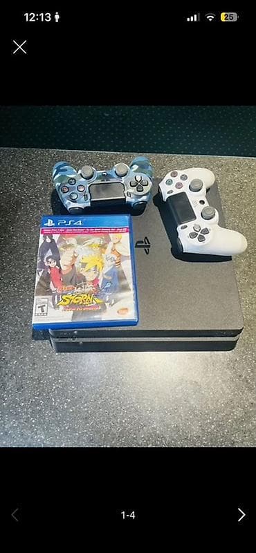 ultimate: PlayStation 4 Slim 500 ГБ + 2 геймпада + игра Продаю PS4 Slim 500 GB — 1