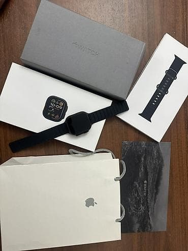 garmin bishkek: Apple Watch Ultra 2 черный полный комплект, почти не использовался — 4