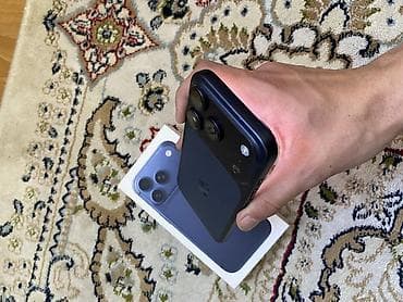 Техника и электроника: IPhone 17 Pro, Б/у, 256 ГБ, Blue Titanium, Коробка, 100 % — 2