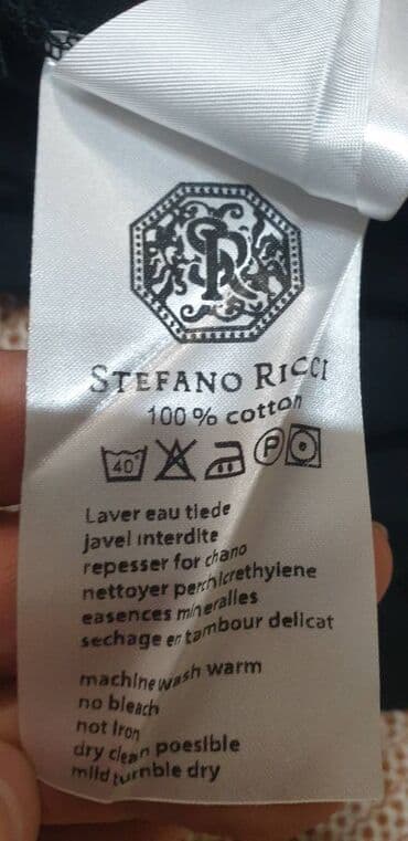 second hend: Новая футболка Stefano Ricci, размер XL. Замеры: длина 75см, ширина по — 3