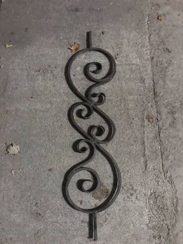 забор темир: Продам кованные элементы для забора или перил . Кованный прут кручёный — 3