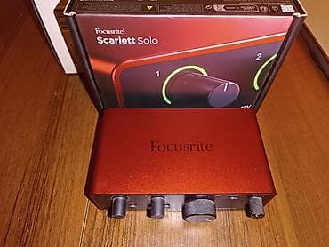 samsung a23: Аудиоинтерфейс Focusrite Scarlet Solo 4th gen почти новый, с коробкой — 1