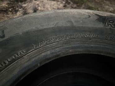 шины lx 470: Шины 275 / 60 / R 18, Всесезонная, Б/у, Комплект, Внедорожные (АТ/МТ), Roadstone — 4
