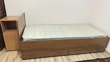 bunk bed: Односпальная кровать, С матрасом, длина - 190 см — 3