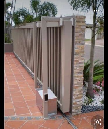 ворота с пультом: Алюминиевые, Автоматические, Длина: 7 м, Консольная конструкция, Для частного дома, С калиткой, В рассрочку, Новый, Бесплатная установка — 1