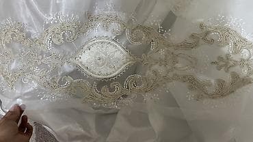 Тюли: Новая кыргызская көшөгө (помолвочная/свадебная) Продаётся абсолютно — 6