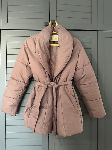 Другая женская одежда: Пудровая куртка с поясом.Осенне-весеннее,евро-зима — 1