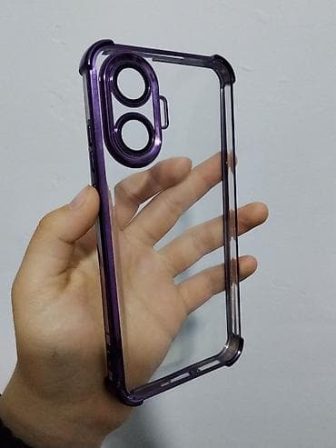 Чехлы: Чехол на поко м7 прозрачный бока феолетовые очень красивый чехол не — 2