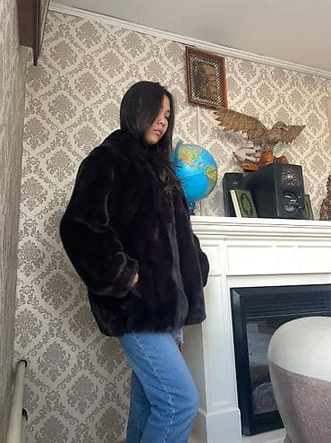 grace: Шуба, Короткая модель, С капюшоном, L — 2