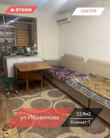 сниму дом за городом: 1 комната, 34 м², 106 серия, 1 этаж — 1