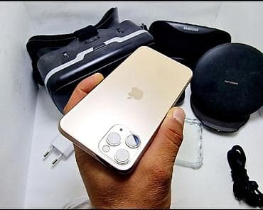 iphone 1e: IPhone 11 Pro, Б/у, 64 ГБ, Золотой, Зарядное устройство, Защитное стекло, Чехол, 100 % — 8