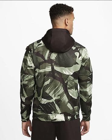 талстофка: Мужская толстовка, M, Nike, Новый, цвет - Зеленый, Самовывоз, Платная доставка — 2
