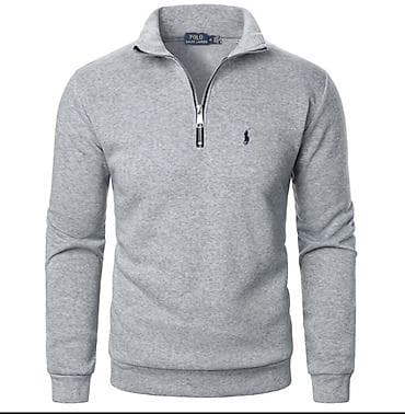 кофта полузамок: Мужская толстовка, M, XL, 3XL, Us Polo Assn, Новый, цвет - Зеленый, Бесплатная доставка — 6