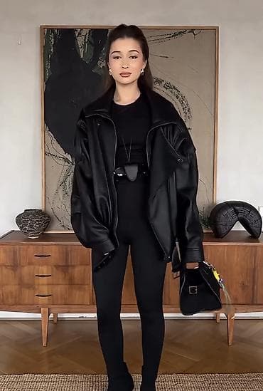 Киреге берилүүчү кийимдер: Булгаары куртка, Косуха, Эко булгаары, Оверсайз, L — 4