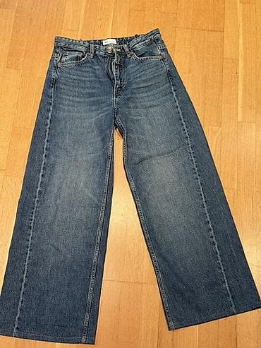 Джинсы, Трубы, Zara, Средняя талия