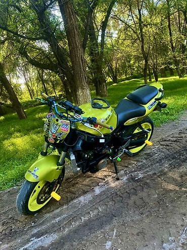 tekken 300 мотоцикл: Kavasaki zx6r - Яркий лаймовый окрас - Двигатель рядный, жидкостное — 2
