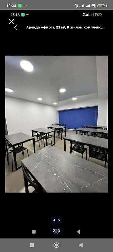 аренда помещения для обучения: Аренда офисов, 22 м², В жилом комплексе, С оборудованием — 2