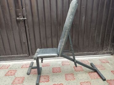 скамья для жима штанги: Скамья для жима лёжа 
местное производство 
вес выдерживает 150 кг — 3