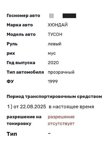 2020: Hyundai Tucson: 2020 г., 2 л, Автомат, Дизель, Кроссовер — 9