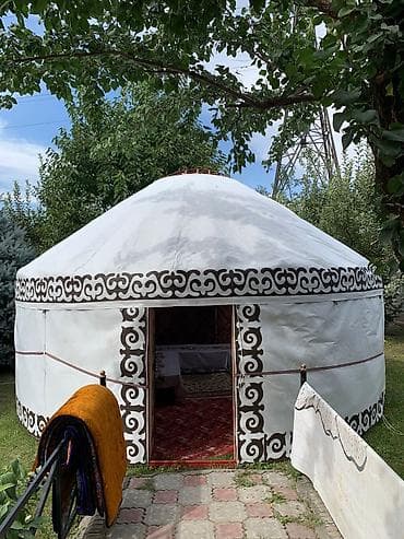 аренда юрты в бишкеке: Аренда юрты, Каркас Деревянный, 65 баш, Самовар, С полом, Стол — 7