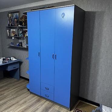 Детская мебель: Детская гарнитура, Для мальчика, ДСП, цвет - Синий — 8